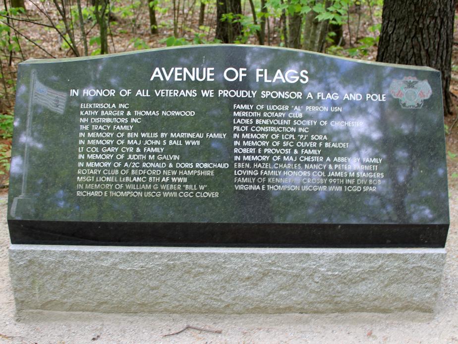 NH Stste Veterans Cemetery - Avenue of Flags Sponsors