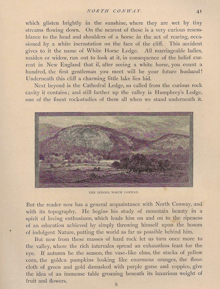 North Conway - The Heart of the White Mountains - 1882