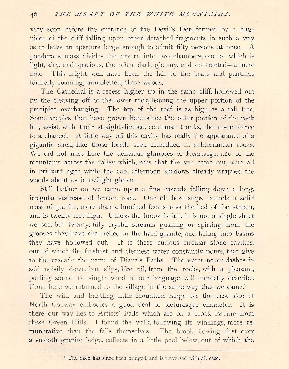 North Conway - The Heart of the White Mountains - 1882