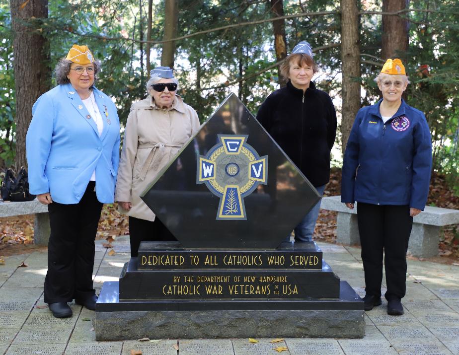 NH Catholic War Veterans Past Women President Monument Dedication