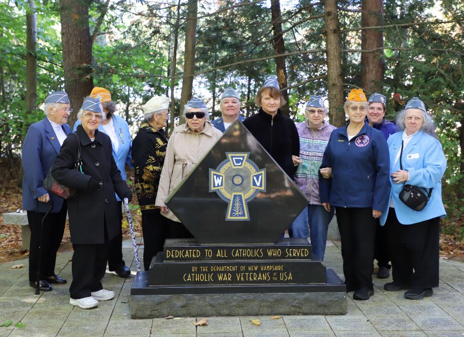 NH Catholic War Veterans Past Women President Monument Dedication