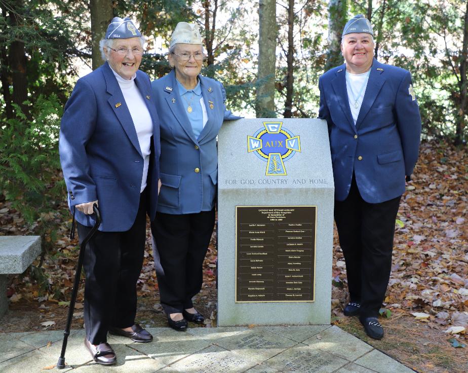 NH Catholic War Veterans Past Women President Monument Dedication