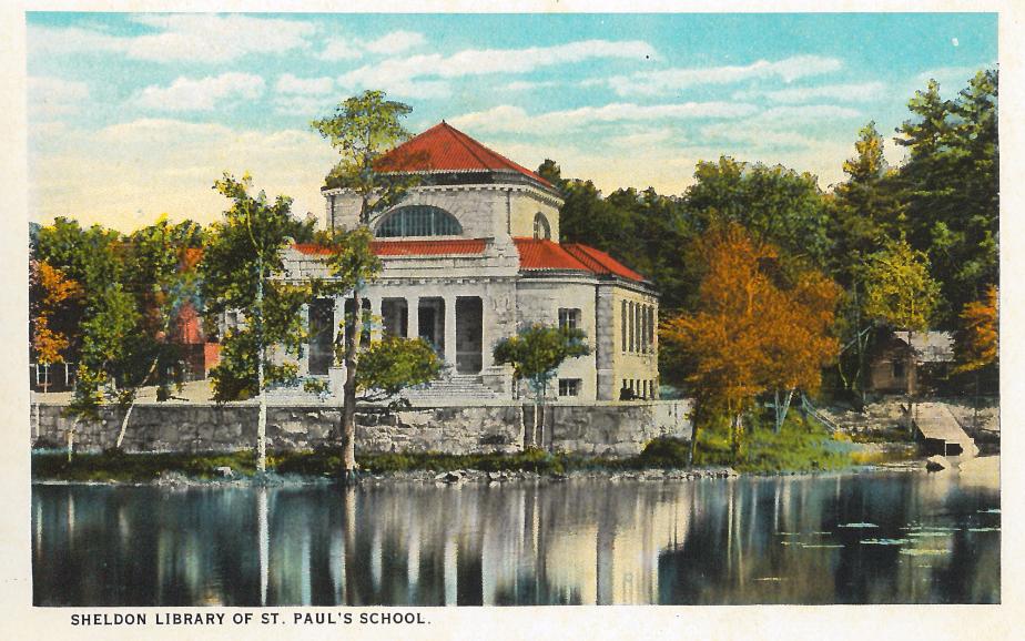 Sheldon Library - St. Paul's School Concord NH 1930
