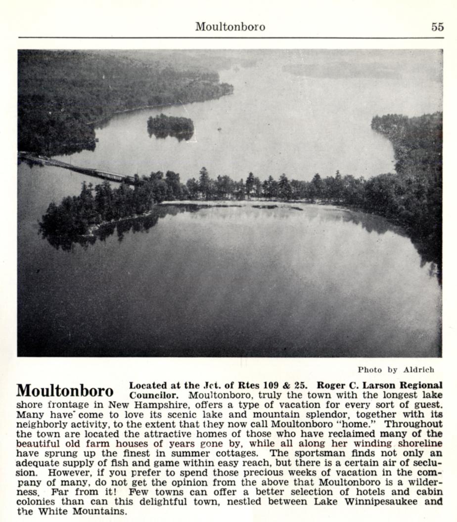 Moultonboro Visitor's Guide 1953