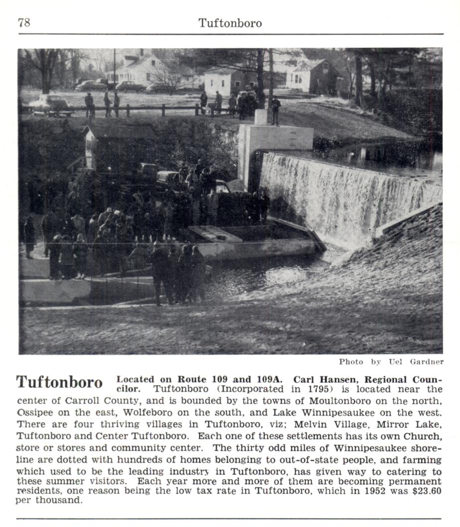 Tuftonboro Visitor's Guide - 1953