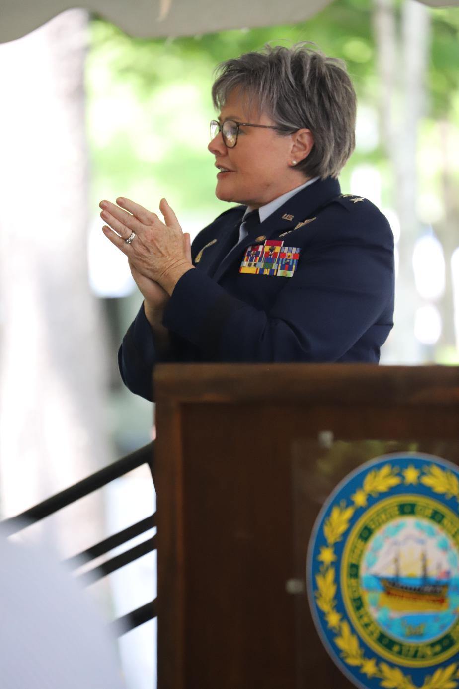 NH Women in Military Service Memorial June 12 2025 Major General Gretchen Dunkelberger
