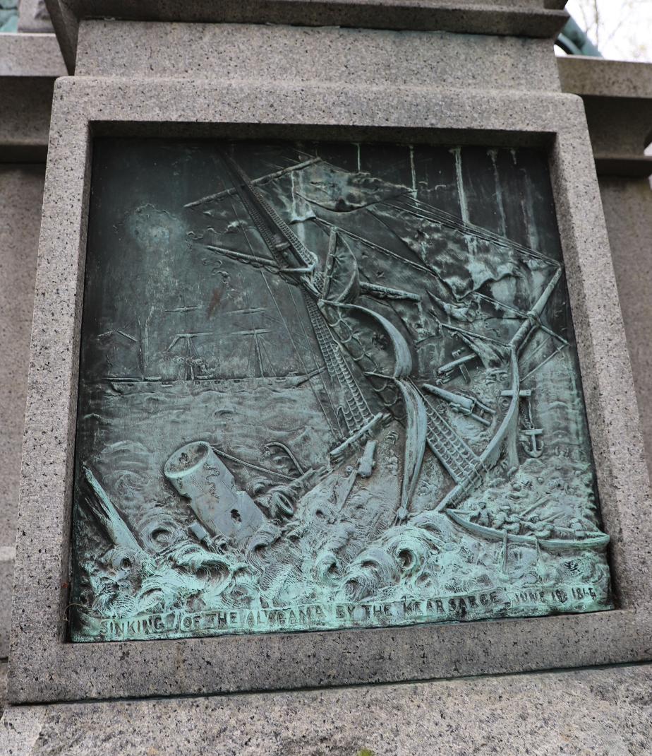 Nashua NH Civil War Monument - Sinking of the Alabama