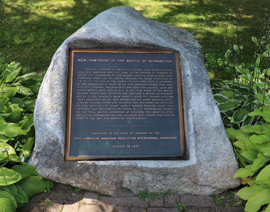Battle of Bennington Historical Marker - Bennington Vermont