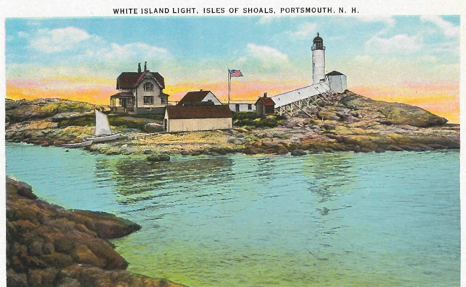 White Island Lighthouse, Isles of Shoals NH 1939