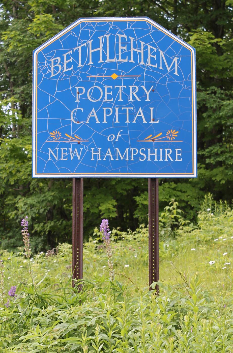 Bethlehem New Hampshire Town Welcome Sign