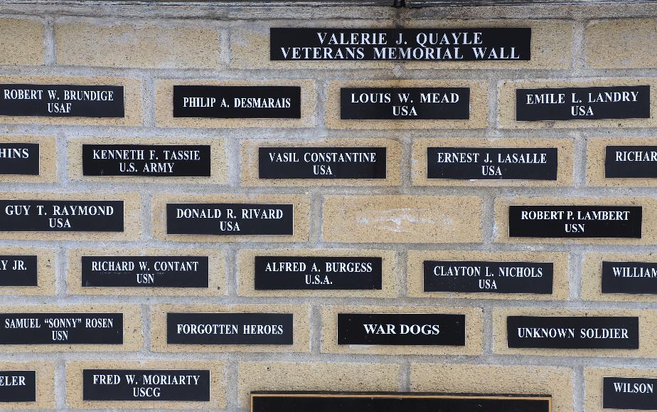 Merrimack New Hampshire VFW Post 8641 Wall of Honor