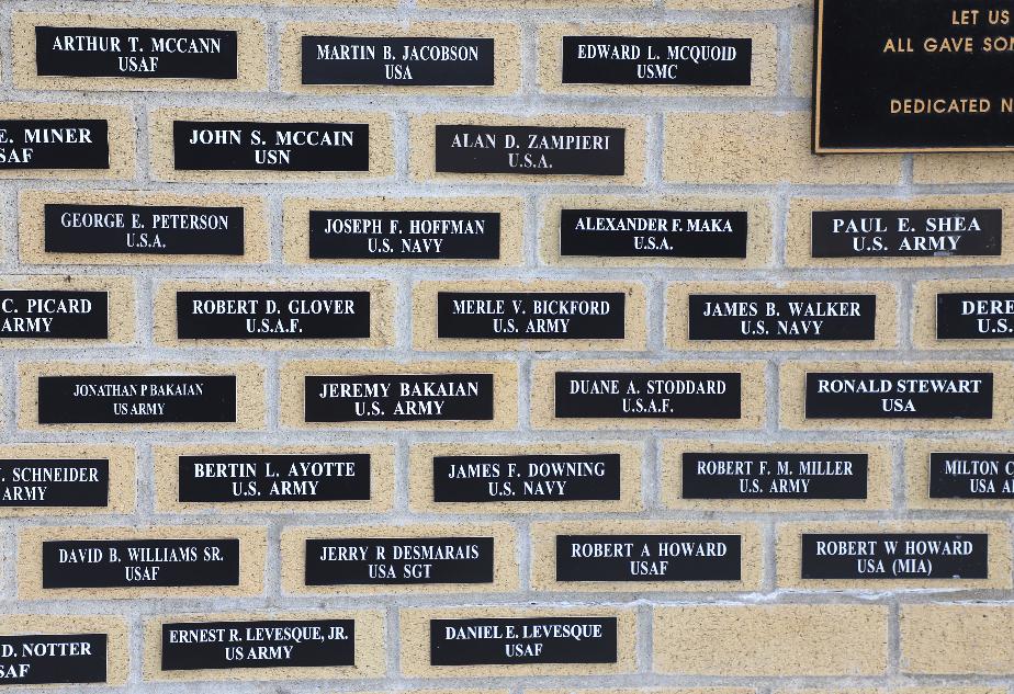 Merrimack New Hampshire VFW Post 8641 Wall of Honor