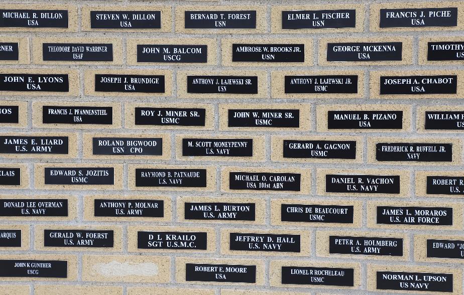 Merrimack New Hampshire VFW Post 8641 Wall of Honor